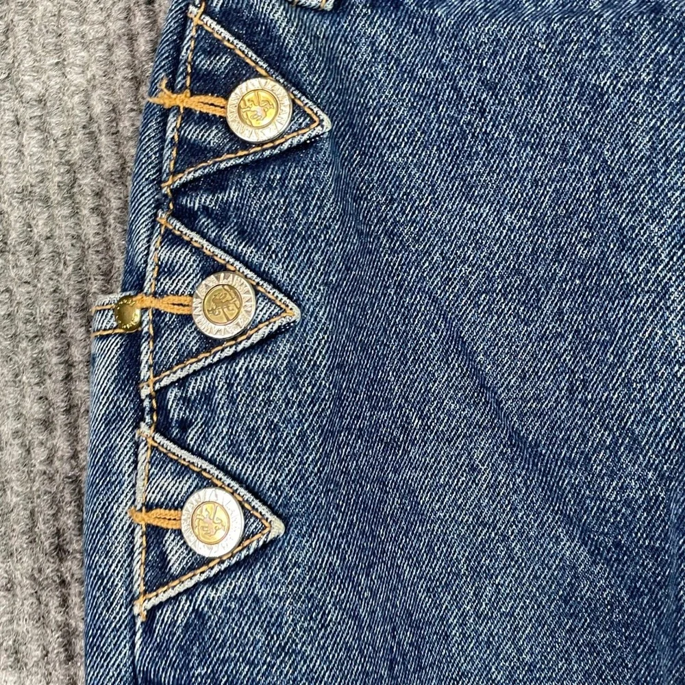 Lawman Jeans Womens 11/12 Blue Vintage Western High Rise Relaxed Straight Leg
